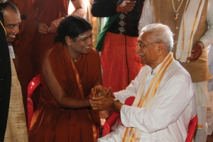 With Sri Ashok Singhal,  former president of  Vishwa Hindu Parishad